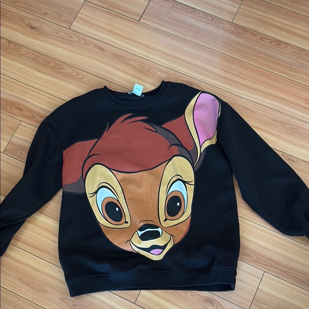 Disney Bambi Black Sweatshirt